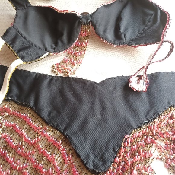 Exclusive Professional Custom-Made Bra and Belt Set for Belly Dance - Picture 9 of 9